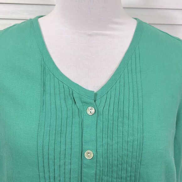 Jones New York Tunic Size Large 100% Linen NWOT - Picture 3 of 11